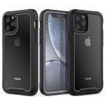 Wholesale iPhone 11 (6.1in) Clear Dual Defense Case (Gray)